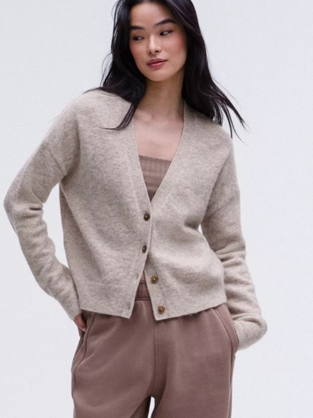 Lululemon Athletica Alpaca Wool Cardigan